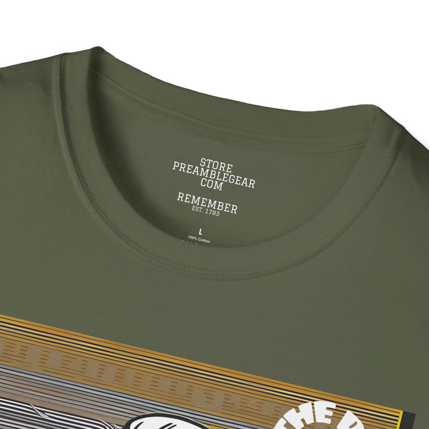 George Washington | FRAMER/FOUNDER/SIGNER #1/PRESIDENT | POP ART | T-shirt  - WE THE PEOPLE - REMEMBER