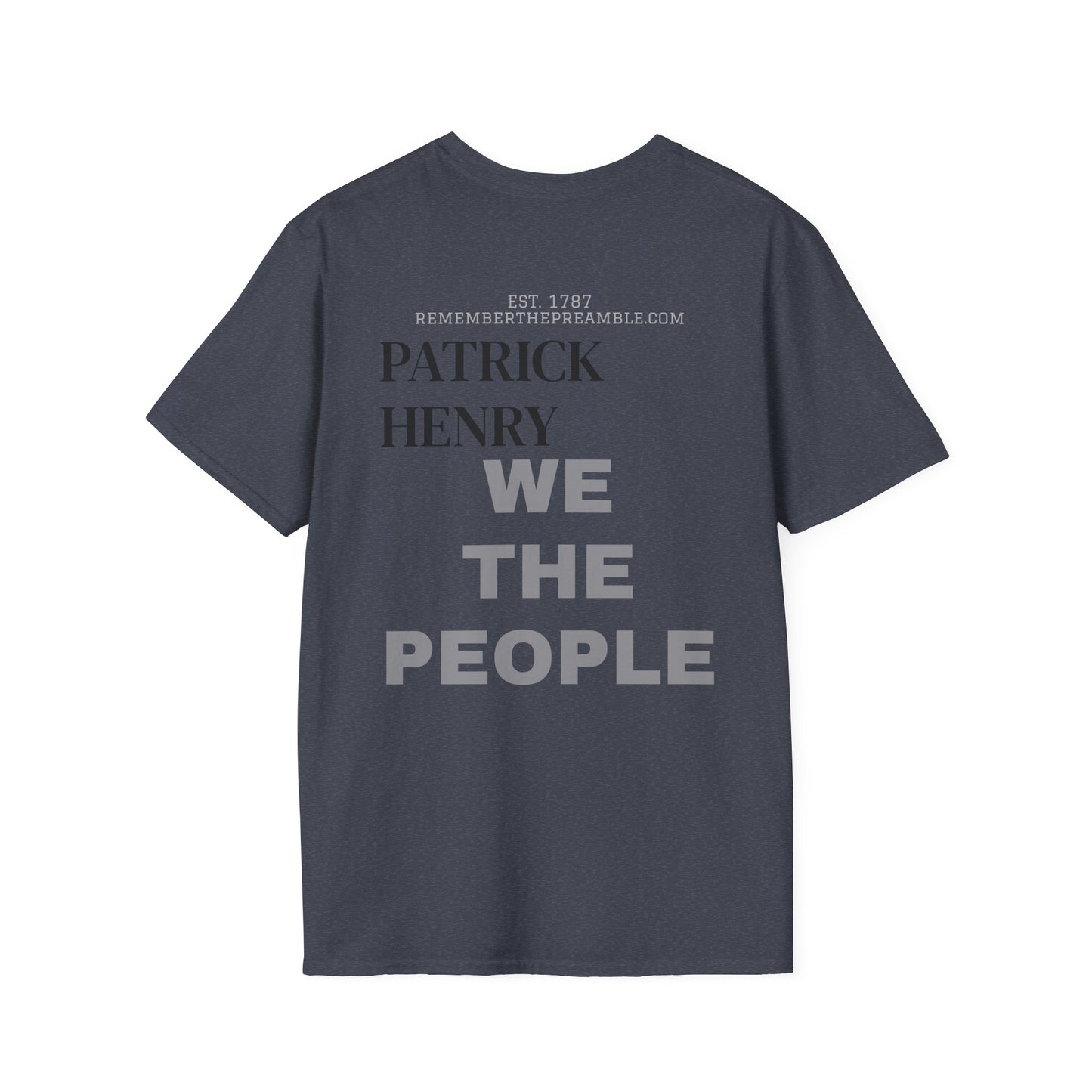 Patrick Henry | REBEL | POP ART | T-shirt  - WE THE PEOPLE - REMEMBER
