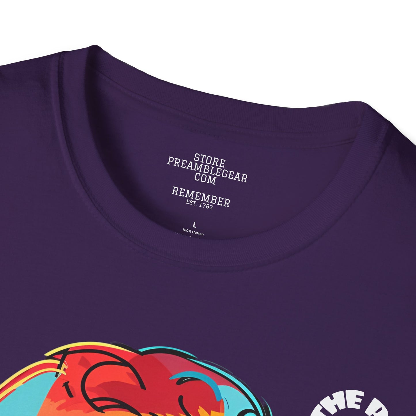 Patrick Henry | REBEL | POP ART | T-shirt  - WE THE PEOPLE - REMEMBER