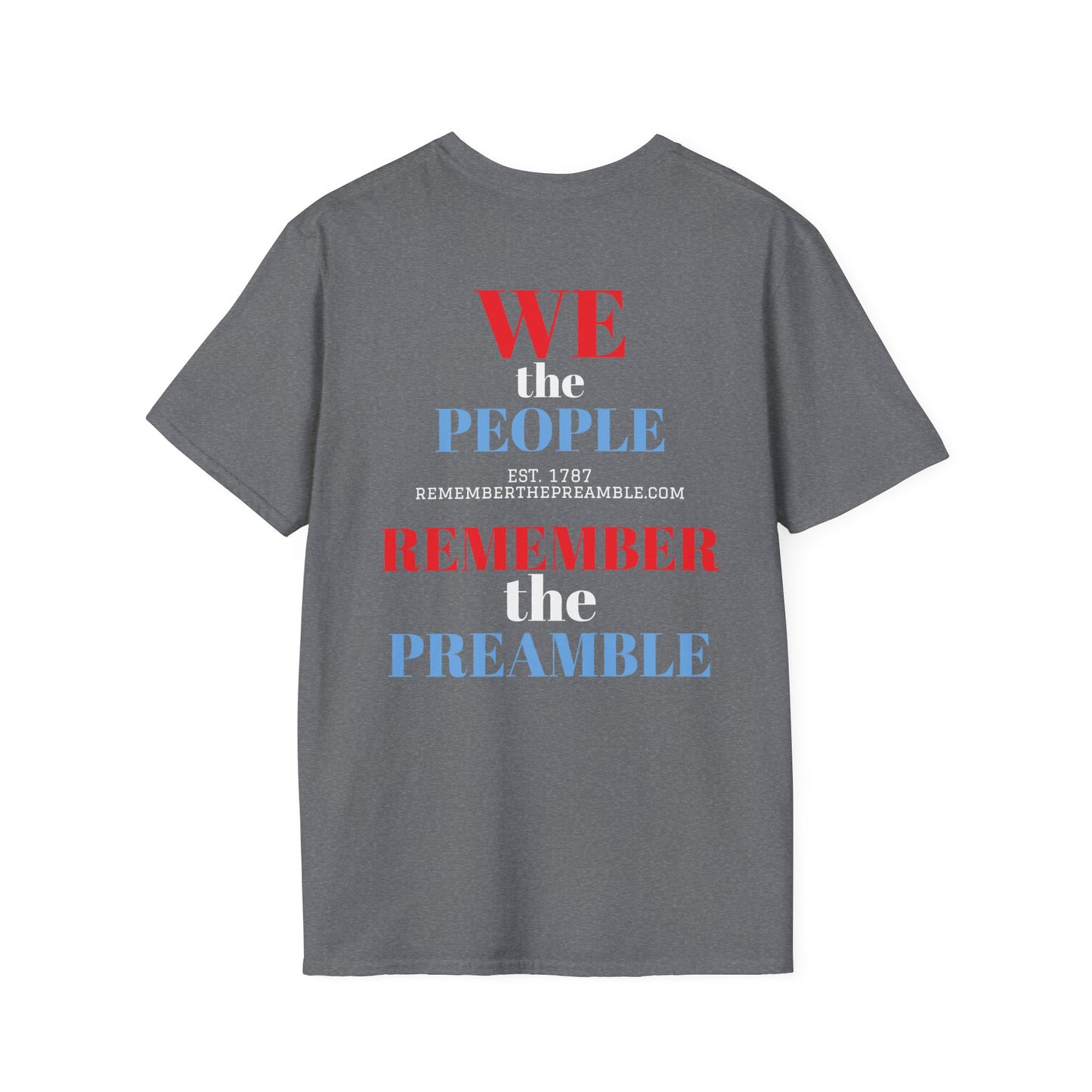 George Washington | FRAMER/FOUNDER/SIGNER #1/PRESIDENT | VIRGINIA | Text-shirt  - WE THE PEOPLE - REMEMBER
