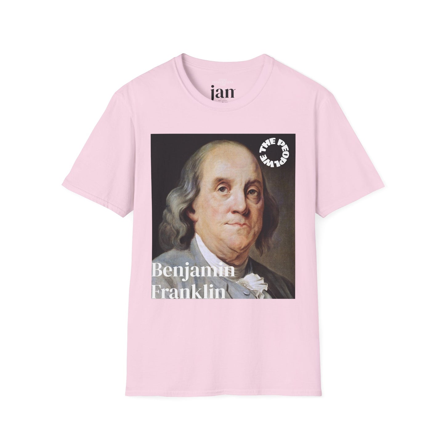 Benjamin Franklin | FRAMER/FOUNDER | PENNSYLVANIA |T-shirt  - WE THE PEOPLE - REMEMBER