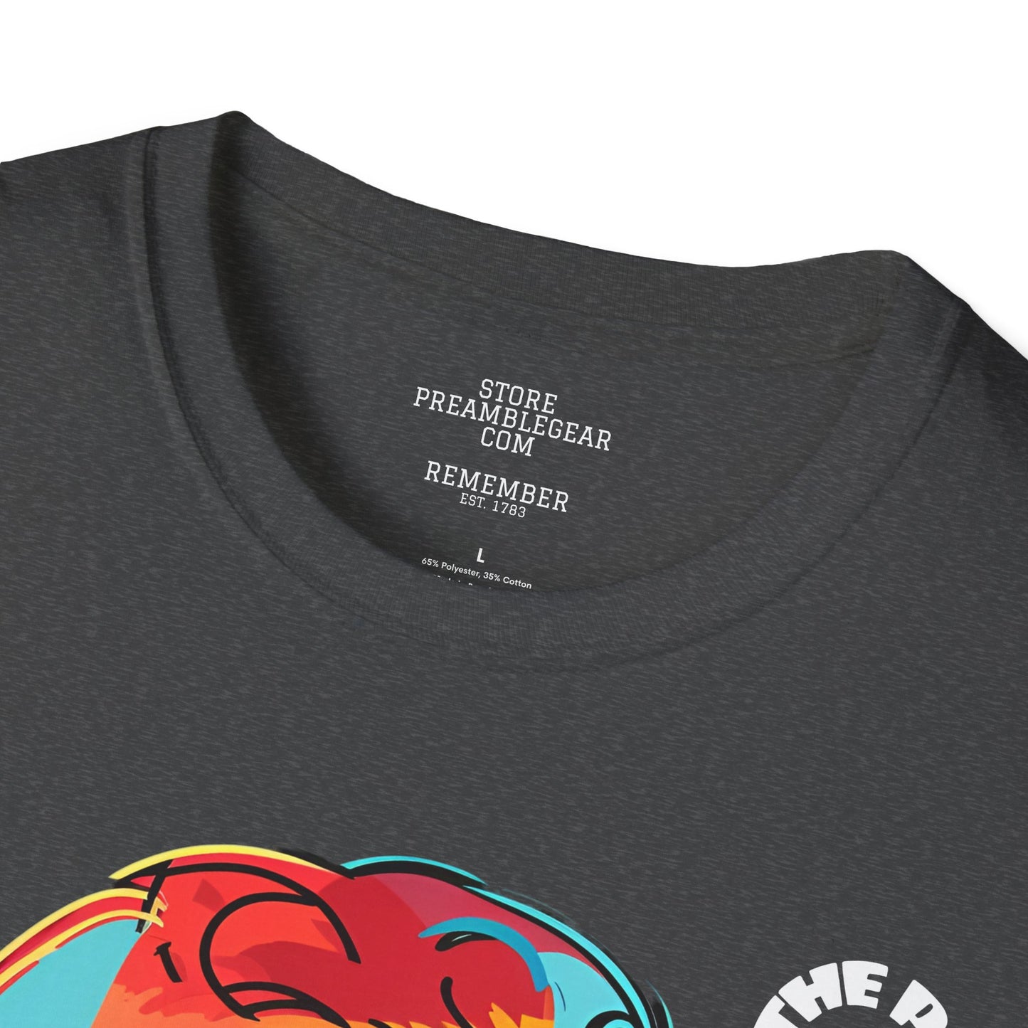 Patrick Henry | REBEL | POP ART | T-shirt  - WE THE PEOPLE - REMEMBER