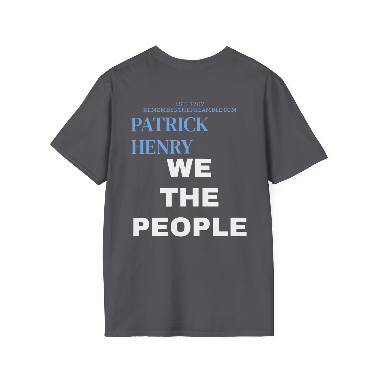 Patrick Henry | REBEL | POP ART | T-shirt  - WE THE PEOPLE - REMEMBER