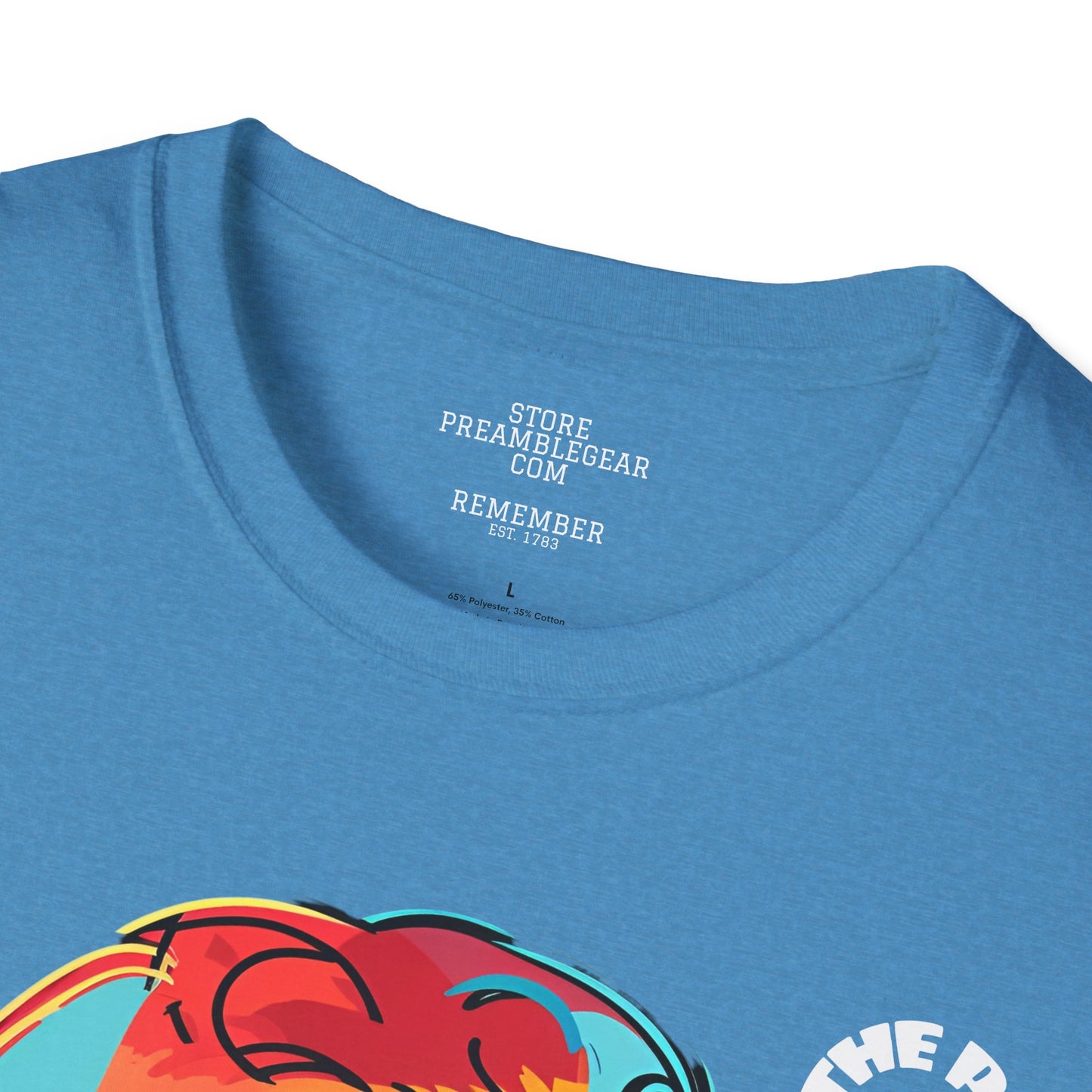 Patrick Henry | REBEL | POP ART | T-shirt  - WE THE PEOPLE - REMEMBER