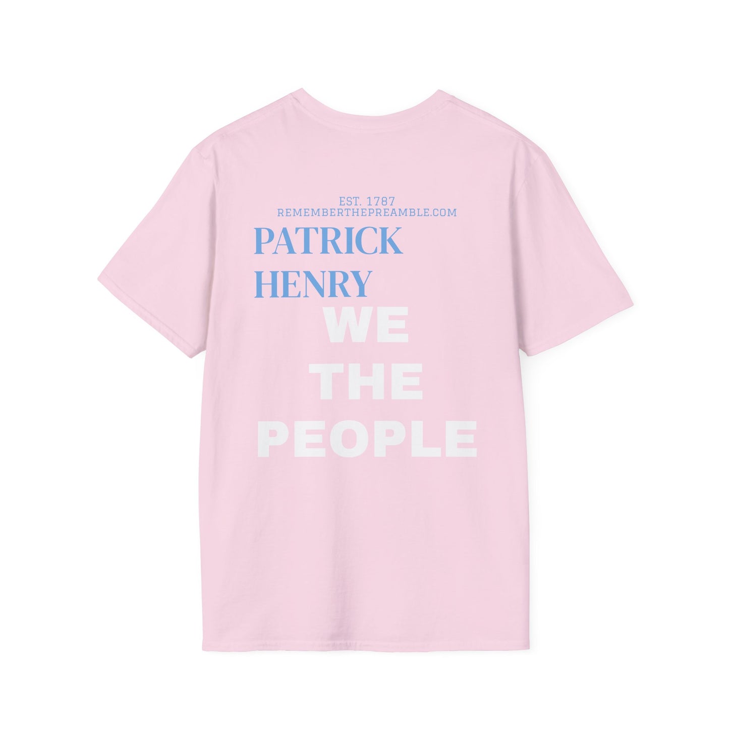 Patrick Henry | REBEL | POP ART | T-shirt  - WE THE PEOPLE - REMEMBER