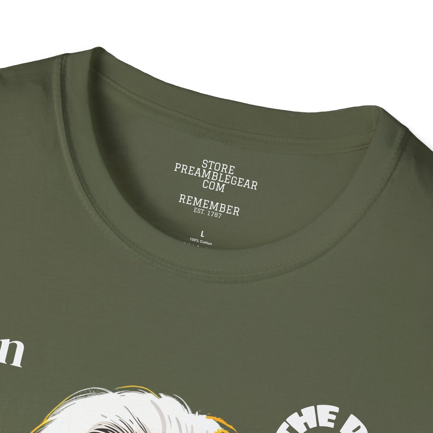 John Dickinson | SIGNER #21*  - Proxy via John Read | DELEWARE | POP ART |T-shirt  - WE THE PEOPLE - REMEMBER