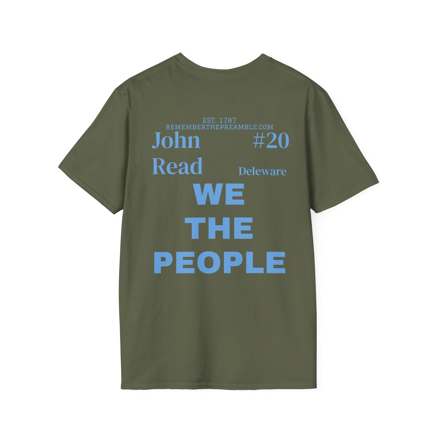 John Read | SIGNER #20 | DELEWARE | POP ART | T-shirt  - WE THE PEOPLE - REMEMBER