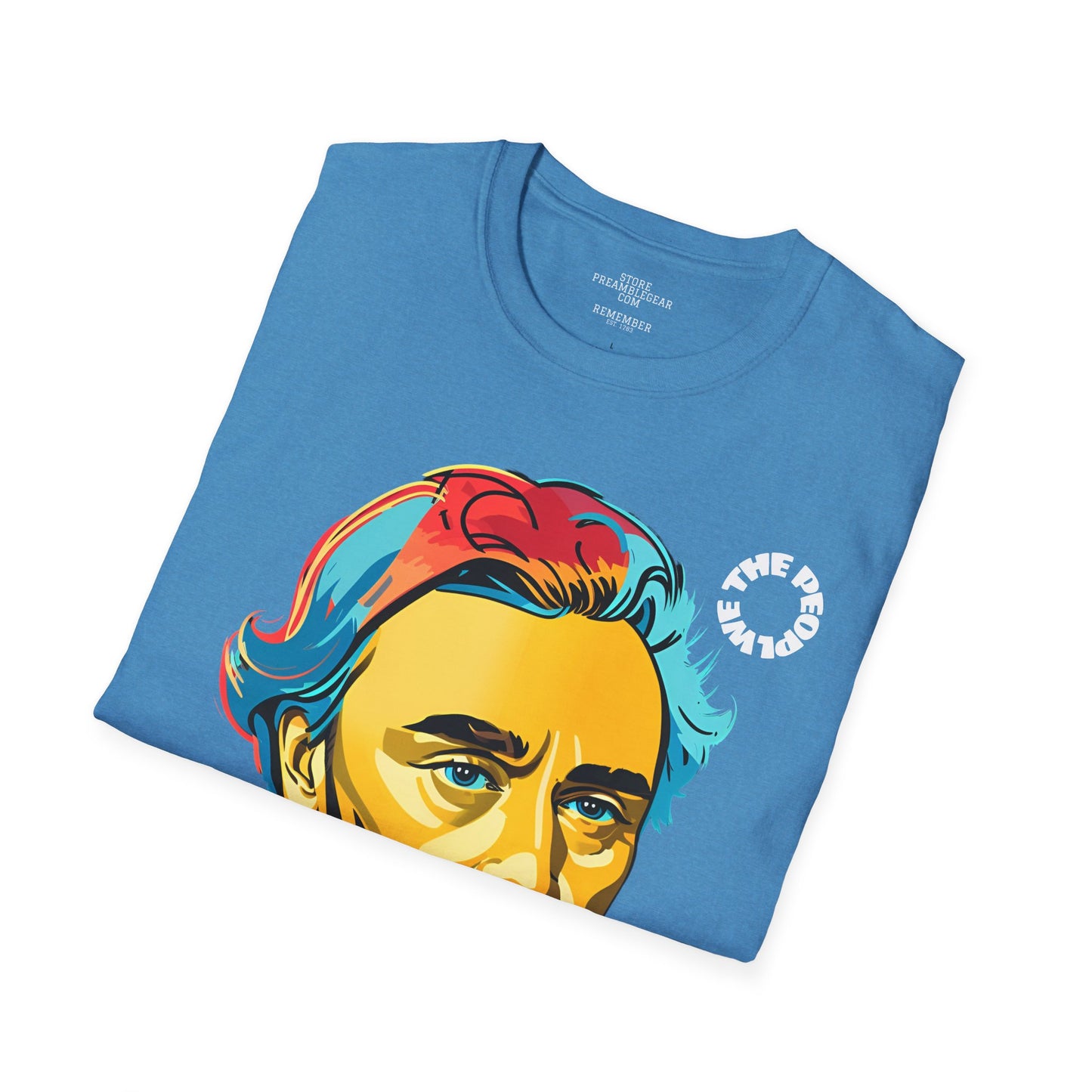 Patrick Henry | REBEL | POP ART | T-shirt  - WE THE PEOPLE - REMEMBER