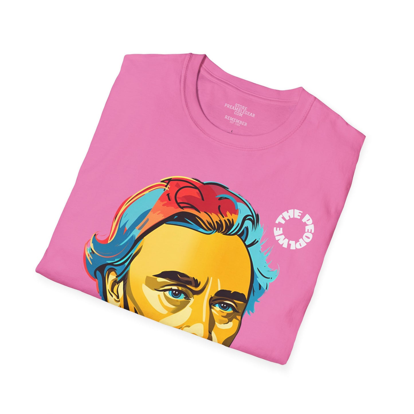 Patrick Henry | REBEL | POP ART | T-shirt  - WE THE PEOPLE - REMEMBER