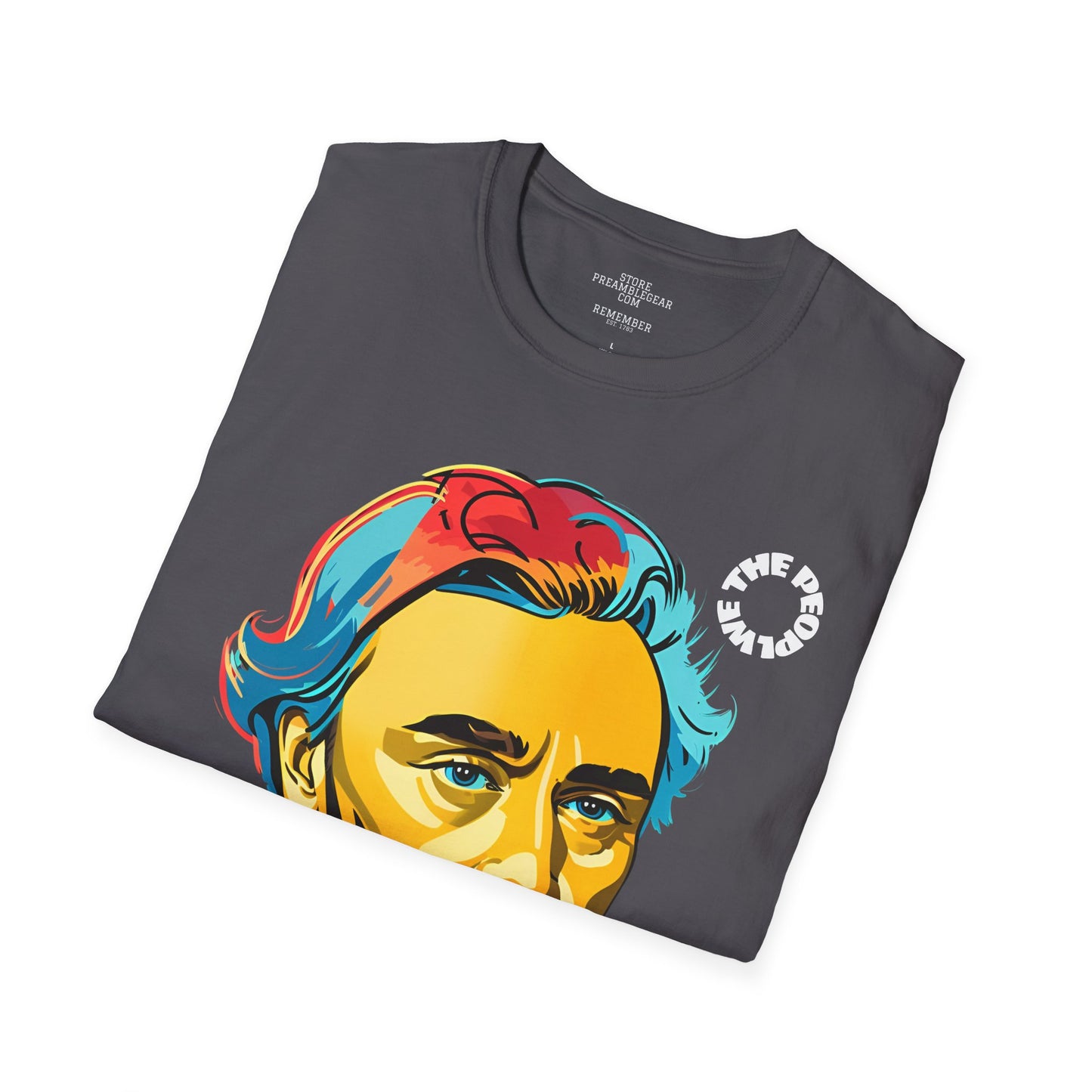 Patrick Henry | REBEL | POP ART | T-shirt  - WE THE PEOPLE - REMEMBER