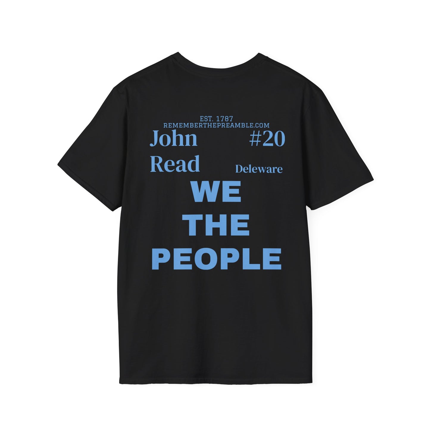 John Read | SIGNER #20 | DELEWARE | POP ART | T-shirt  - WE THE PEOPLE - REMEMBER