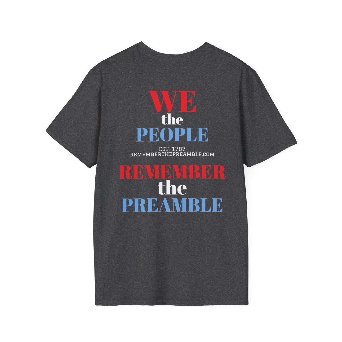 George Washington | FRAMER/FOUNDER/SIGNER #1/PRESIDENT | VIRGINIA | Text-shirt  - WE THE PEOPLE - REMEMBER
