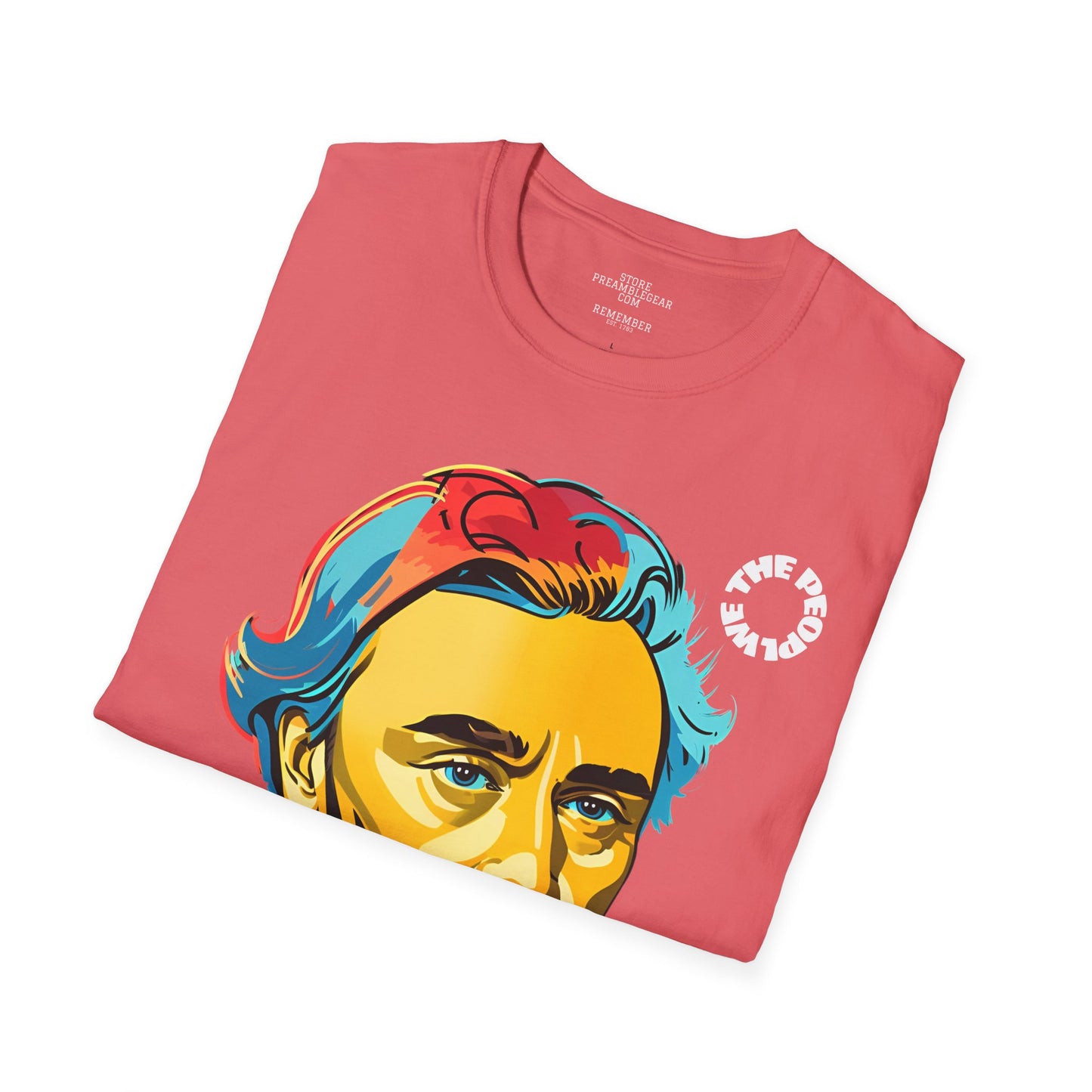 Patrick Henry | REBEL | POP ART | T-shirt  - WE THE PEOPLE - REMEMBER
