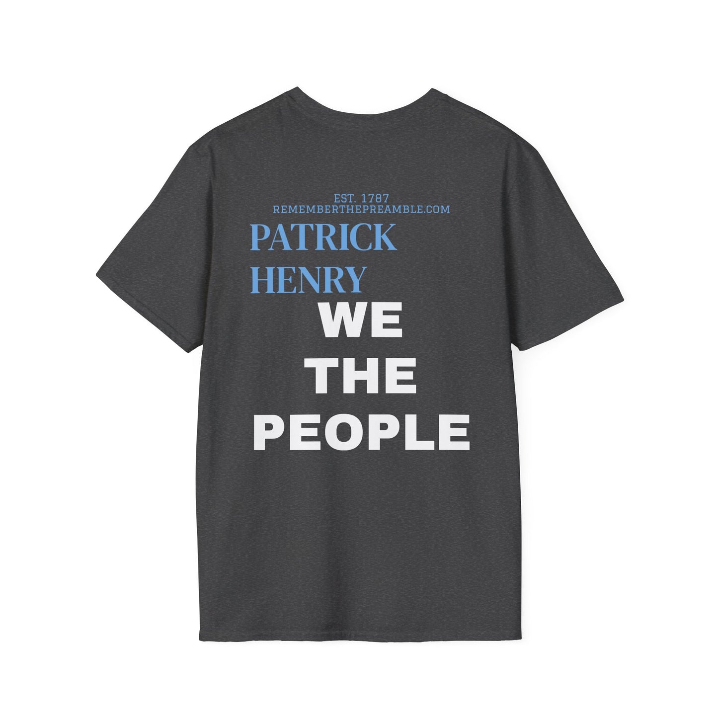 Patrick Henry | REBEL | POP ART | T-shirt  - WE THE PEOPLE - REMEMBER