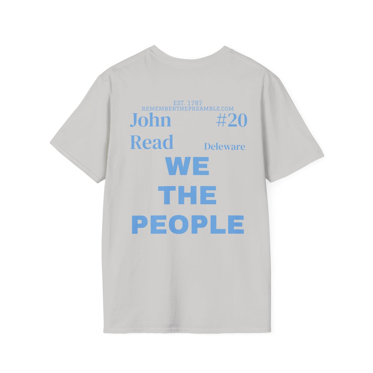 John Read | SIGNER #20 | DELEWARE | POP ART | T-shirt  - WE THE PEOPLE - REMEMBER