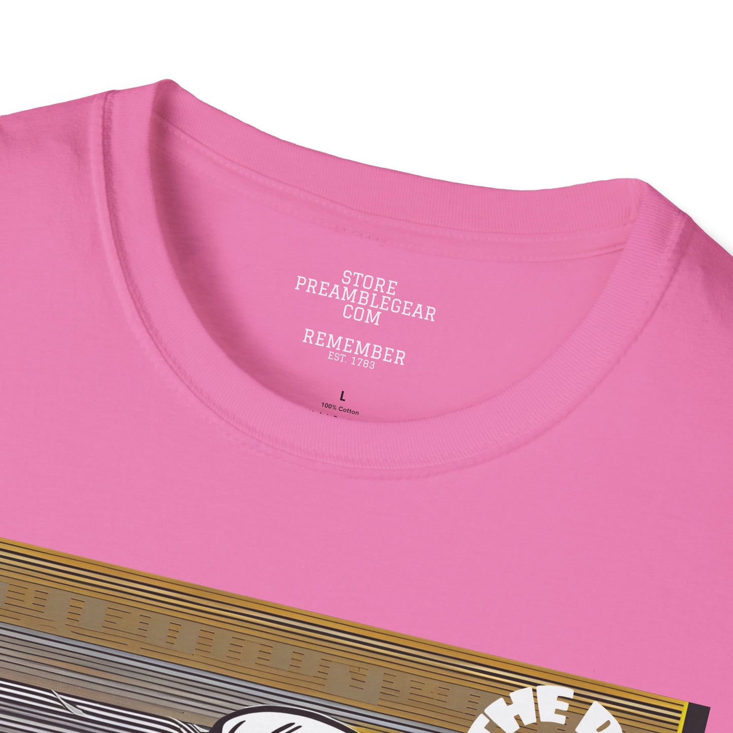 George Washington | FRAMER/FOUNDER/SIGNER #1/PRESIDENT | POP ART | T-shirt  - WE THE PEOPLE - REMEMBER