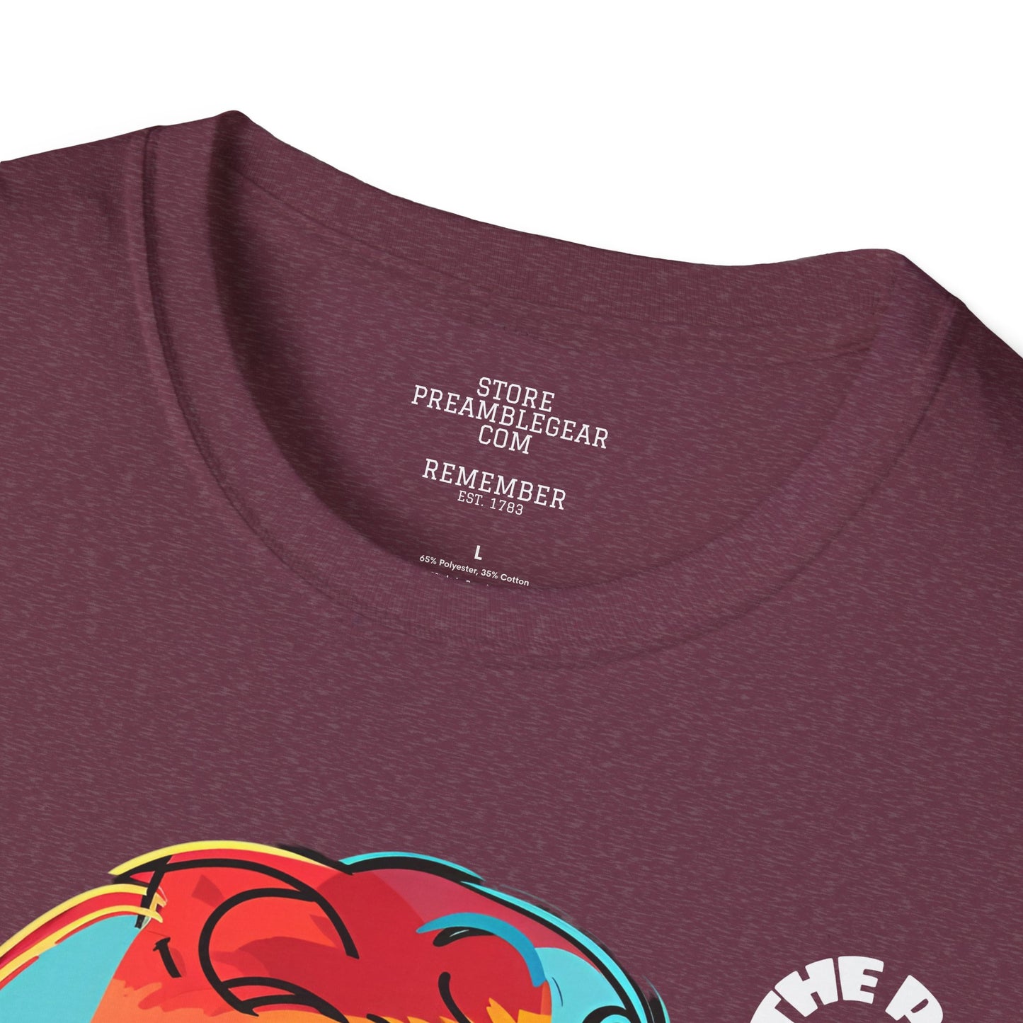 Patrick Henry | REBEL | POP ART | T-shirt  - WE THE PEOPLE - REMEMBER