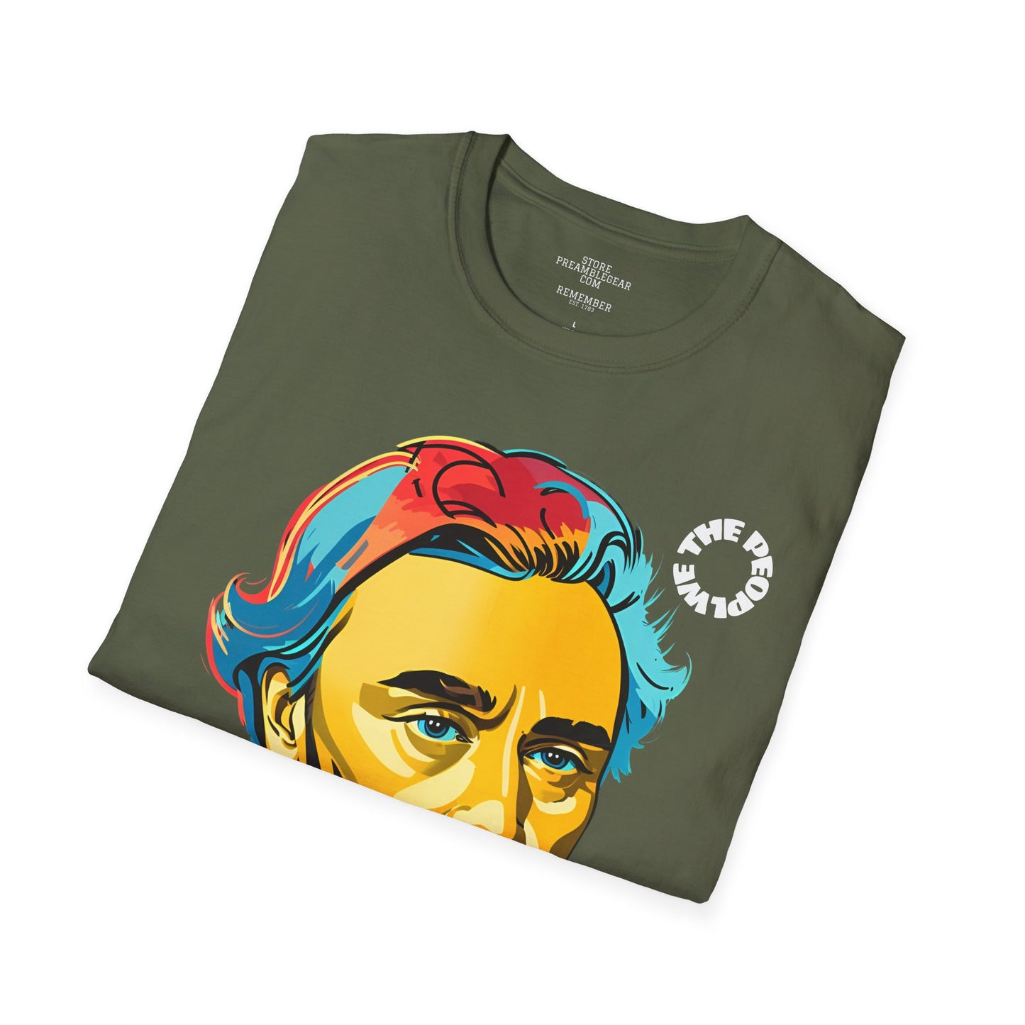 Patrick Henry | REBEL | POP ART | T-shirt  - WE THE PEOPLE - REMEMBER