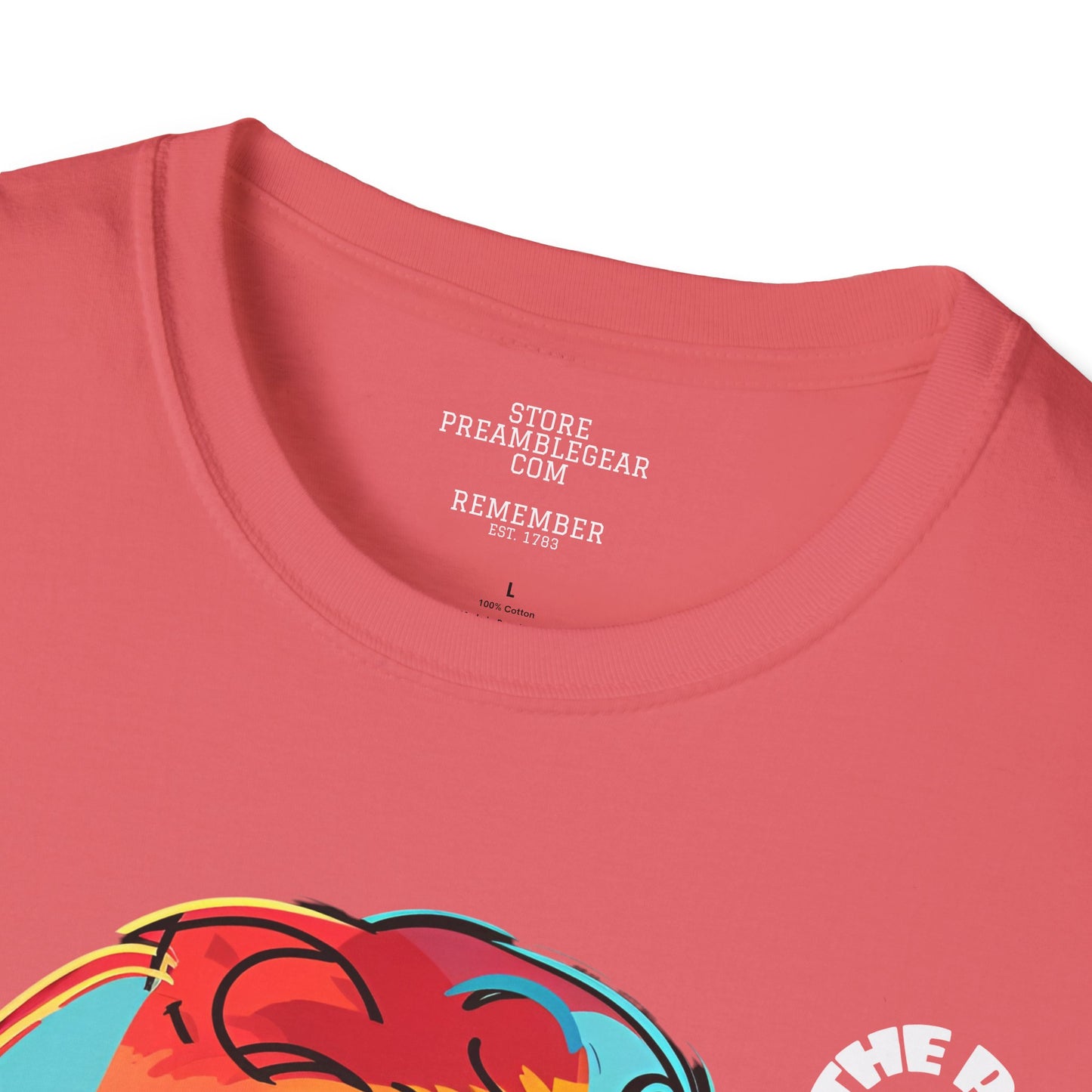 Patrick Henry | REBEL | POP ART | T-shirt  - WE THE PEOPLE - REMEMBER