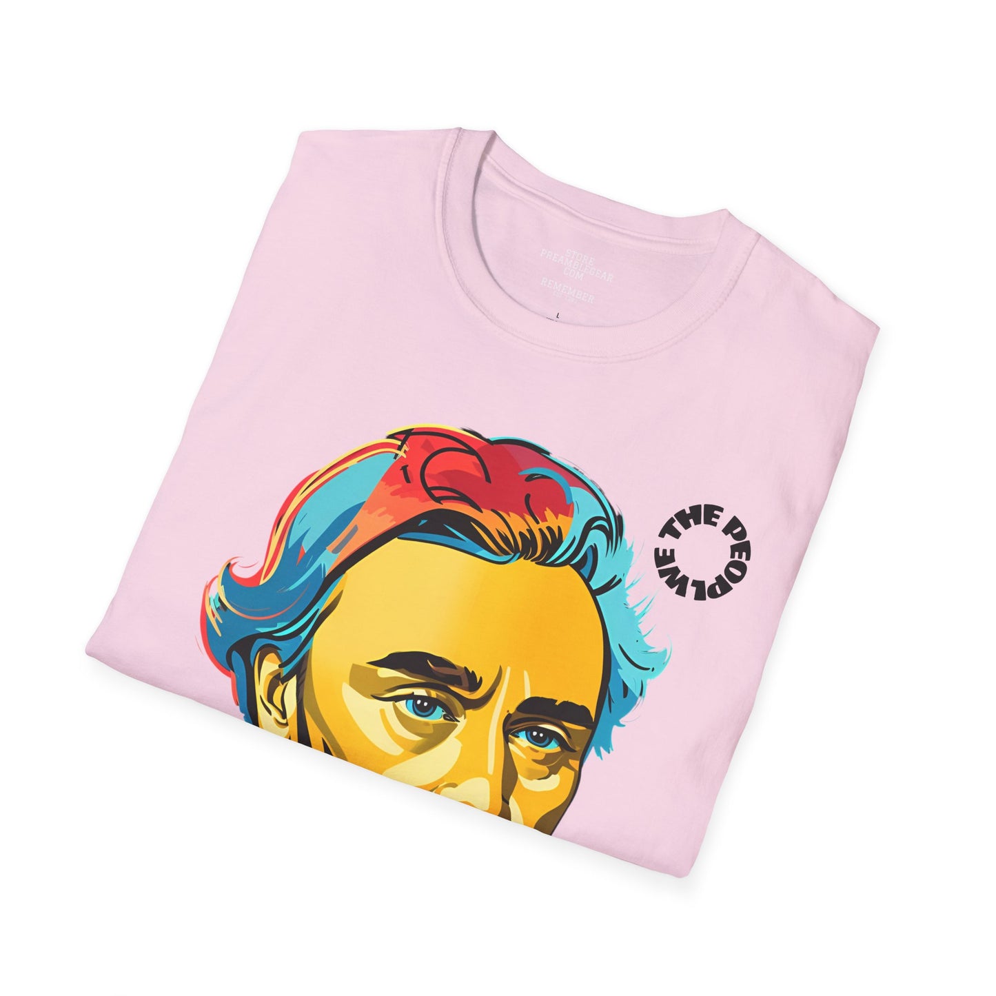 Patrick Henry | REBEL | POP ART | T-shirt  - WE THE PEOPLE - REMEMBER
