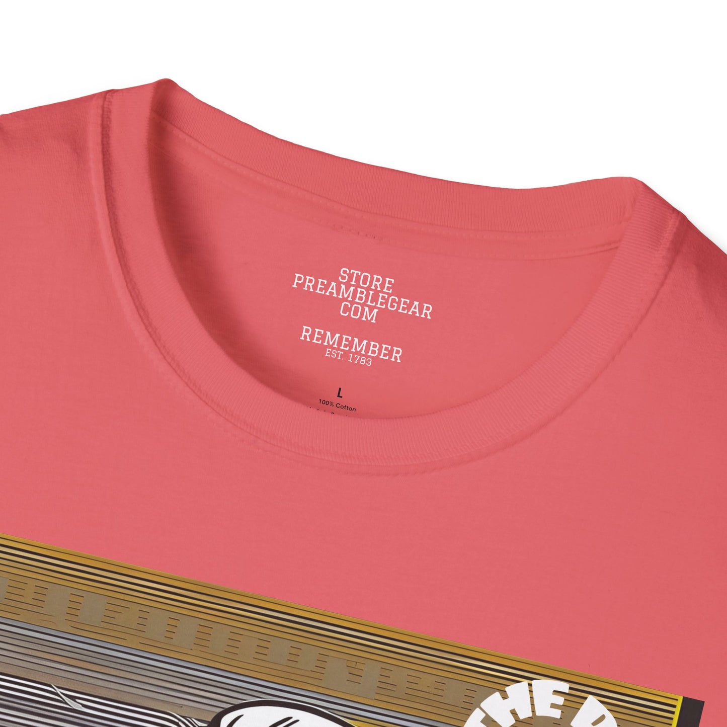 George Washington | FRAMER/FOUNDER/SIGNER #1/PRESIDENT | POP ART | T-shirt  - WE THE PEOPLE - REMEMBER