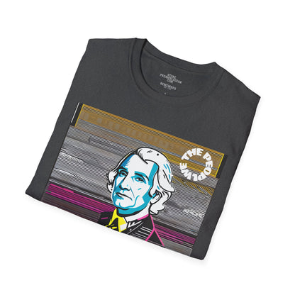 George Washington | FRAMER/FOUNDER/SIGNER #1/PRESIDENT | POP ART | T-shirt  - WE THE PEOPLE - REMEMBER
