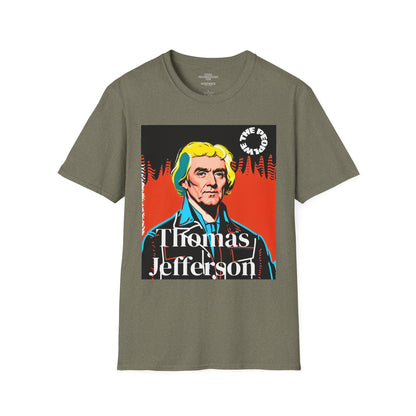 Thomas Jefferson | FRAMER/FOUNDER/PRESIDENT | VIRGINIA | POP ART |T-shirt  - WE THE PEOPLE - REMEMBER