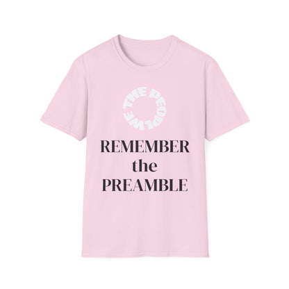 WE THE PEOPLE - REMEMBER THE PREAMBLE - T-Shirt