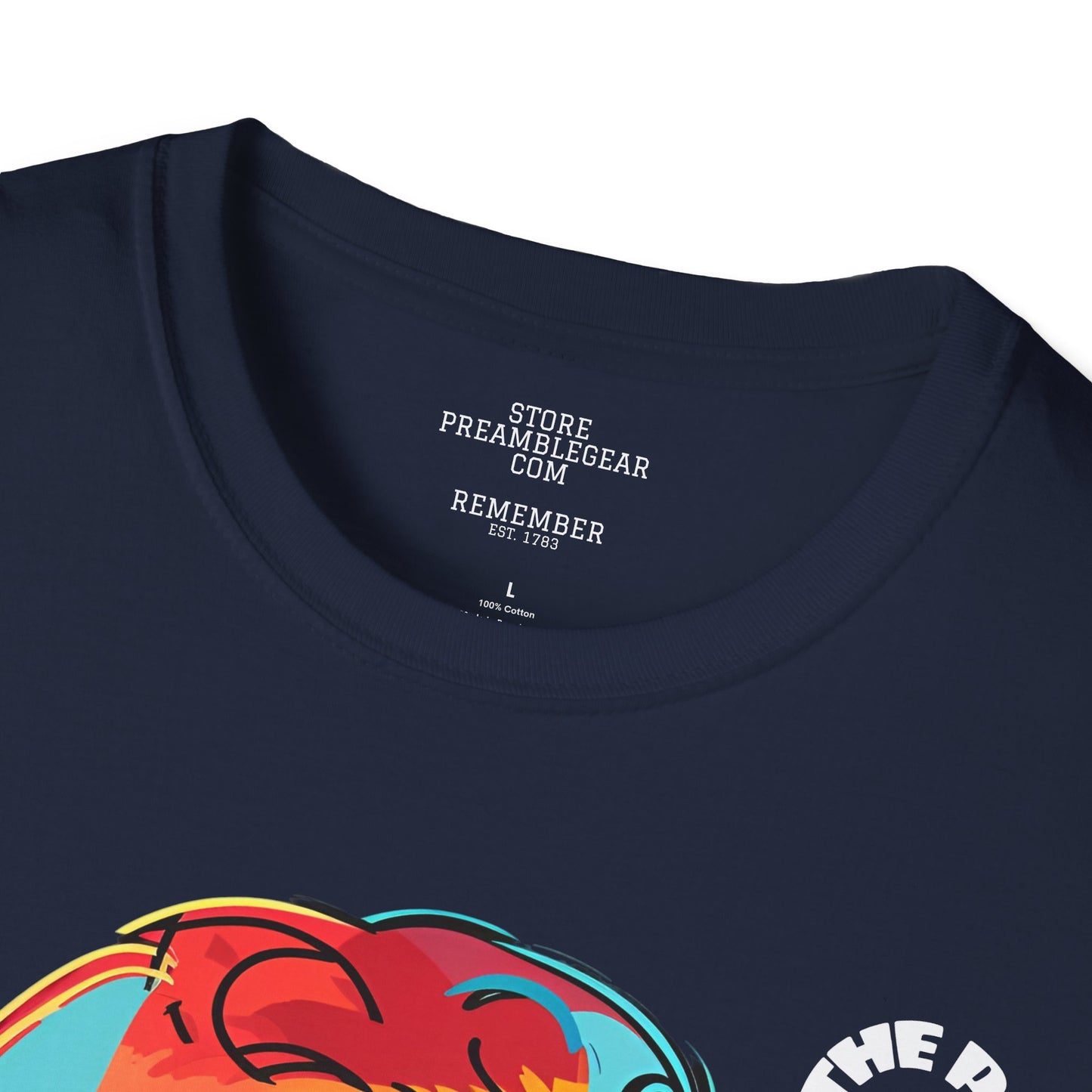 Patrick Henry | REBEL | POP ART | T-shirt  - WE THE PEOPLE - REMEMBER