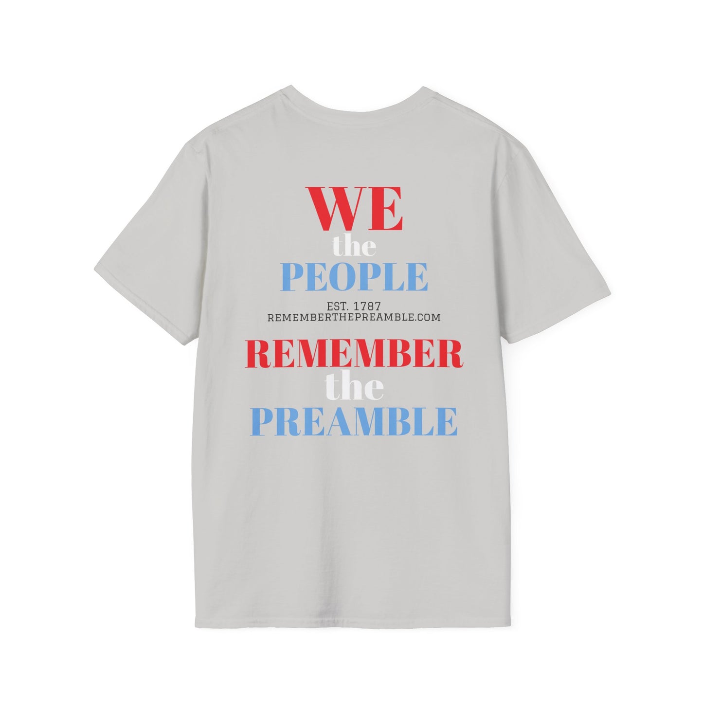 George Washington | FRAMER/FOUNDER/SIGNER #1/PRESIDENT | VIRGINIA | Text-shirt  - WE THE PEOPLE - REMEMBER