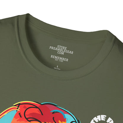 Patrick Henry | REBEL | POP ART | T-shirt  - WE THE PEOPLE - REMEMBER