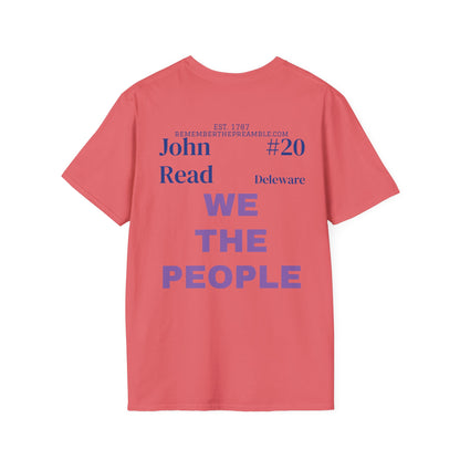 John Read | SIGNER #20 | DELEWARE | POP ART | T-shirt  - WE THE PEOPLE - REMEMBER