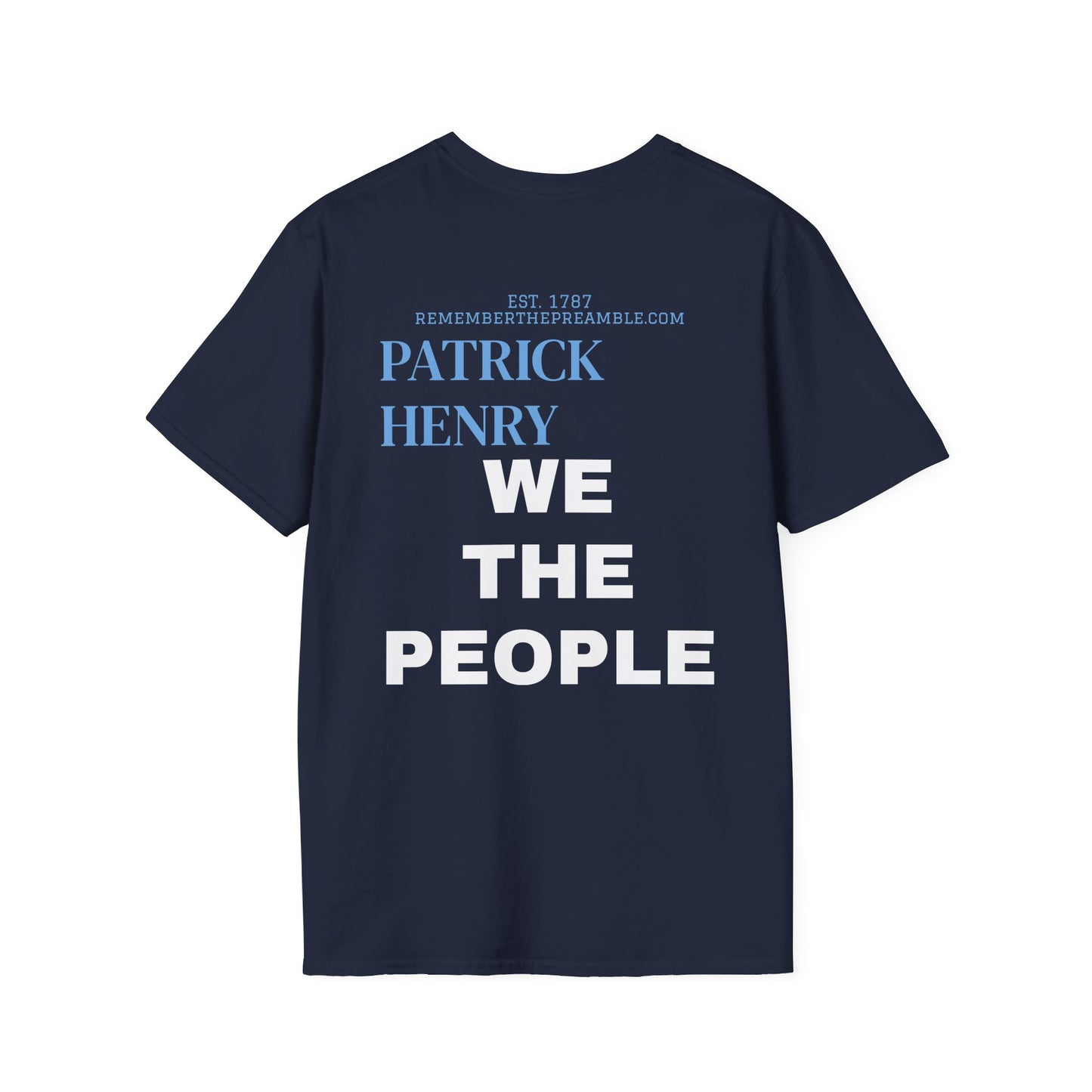 Patrick Henry | REBEL | POP ART | T-shirt  - WE THE PEOPLE - REMEMBER
