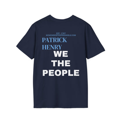 Patrick Henry | REBEL | POP ART | T-shirt  - WE THE PEOPLE - REMEMBER