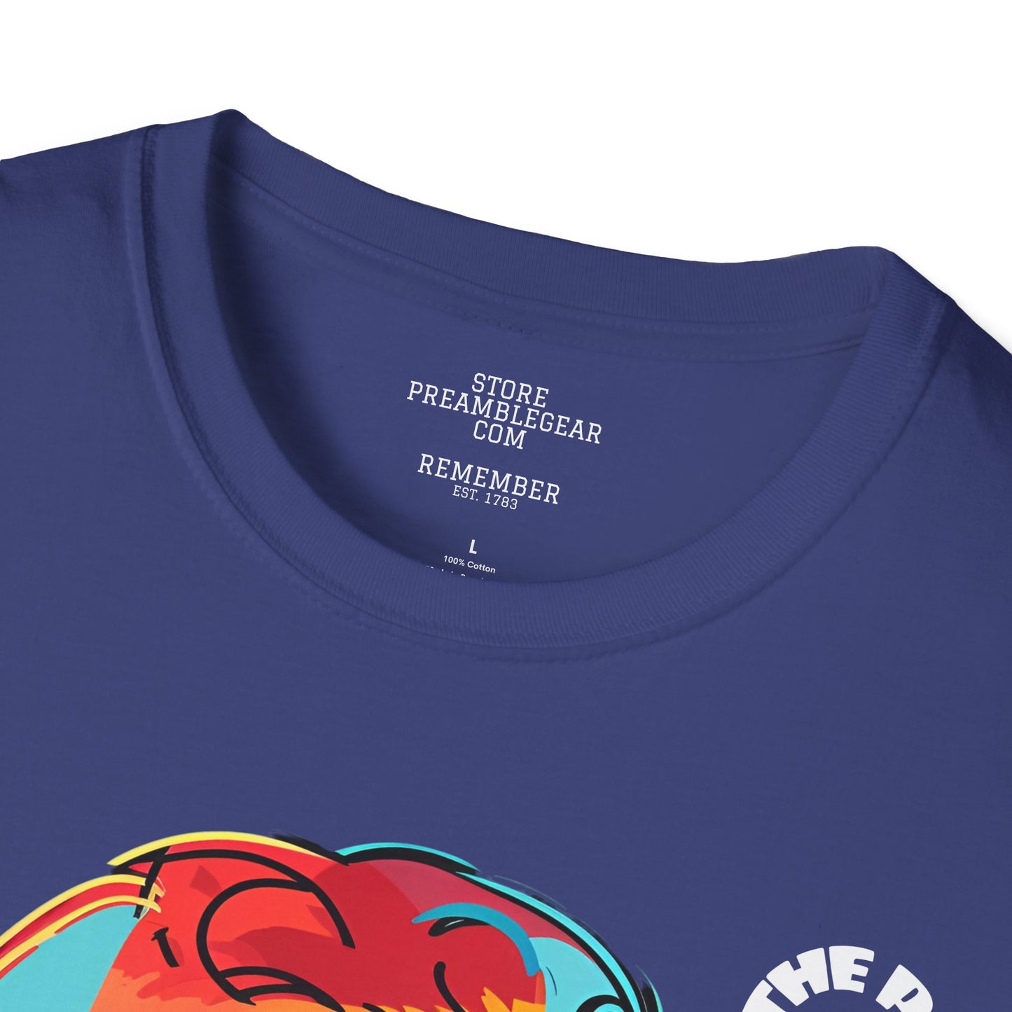 Patrick Henry | REBEL | POP ART | T-shirt  - WE THE PEOPLE - REMEMBER