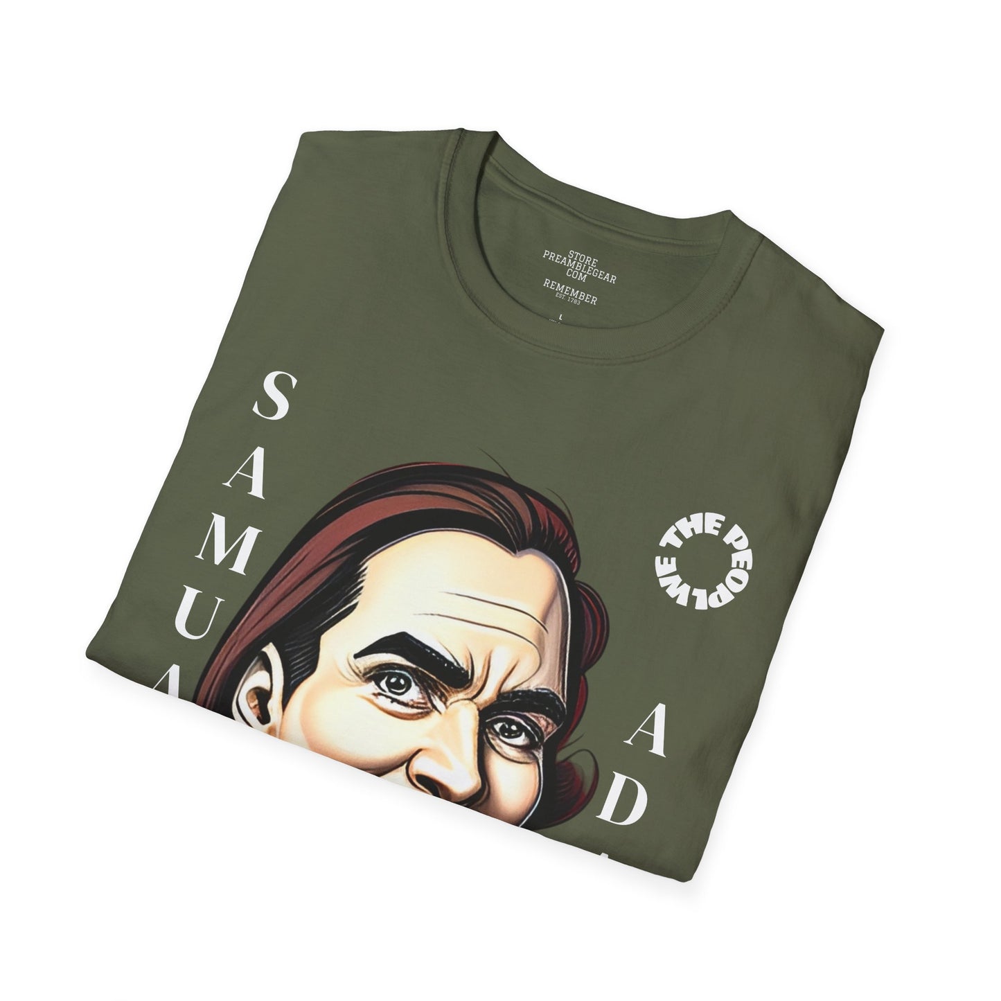 Samual Adams | REBEL | MASSACHUSETTS | T-shirt  - WE THE PEOPLE - REMEMBER