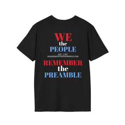 George Washington | FRAMER/FOUNDER/SIGNER #1/PRESIDENT | VIRGINIA | Text-shirt  - WE THE PEOPLE - REMEMBER