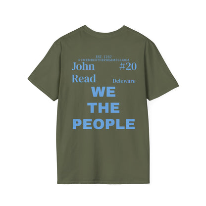 John Read | SIGNER #20 | DELEWARE | POP ART | T-shirt  - WE THE PEOPLE - REMEMBER