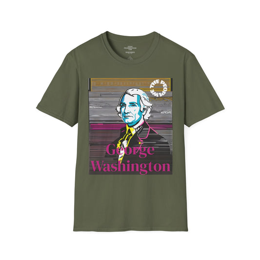 George Washington | FRAMER/FOUNDER/SIGNER #1/PRESIDENT | POP ART | T-shirt  - WE THE PEOPLE - REMEMBER