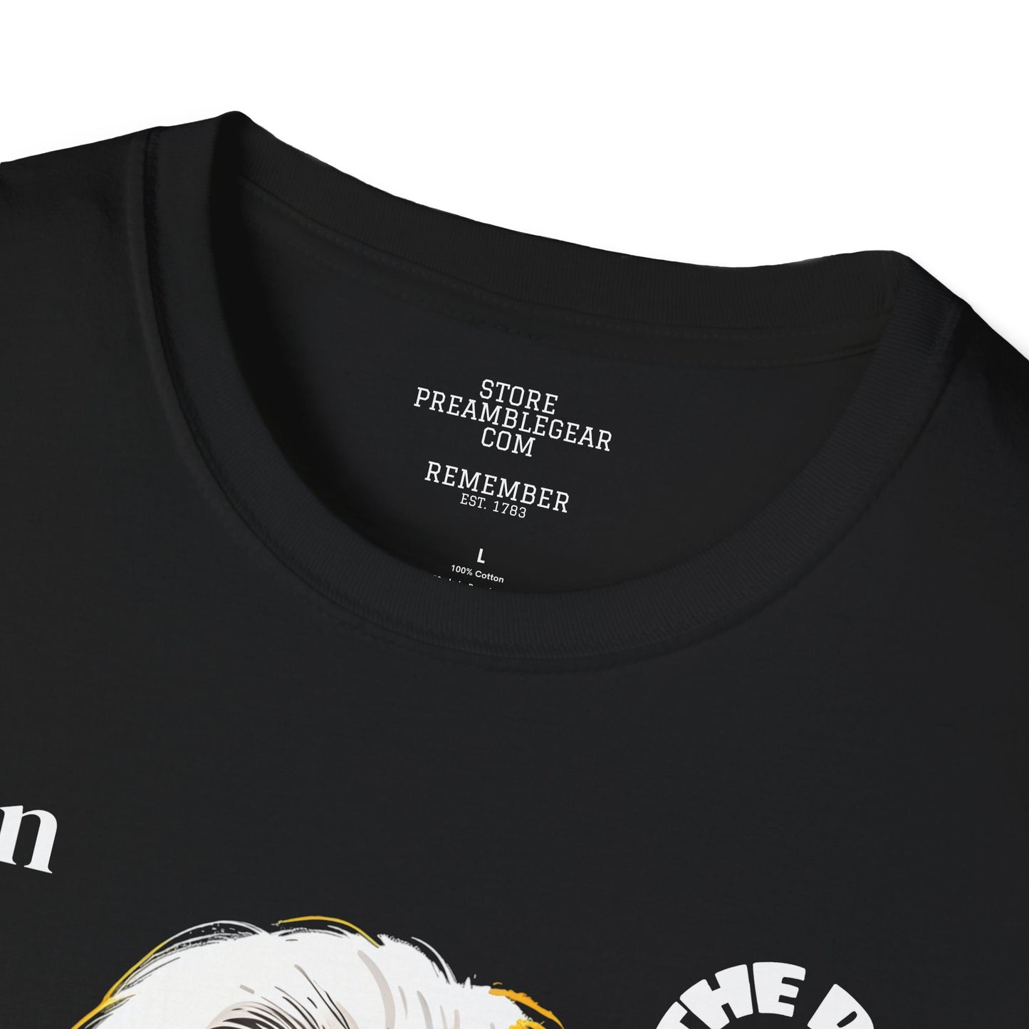 John Dickinson | SIGNER #21*  - Proxy via John Read | DELEWARE | POP ART |T-shirt  - WE THE PEOPLE - REMEMBER