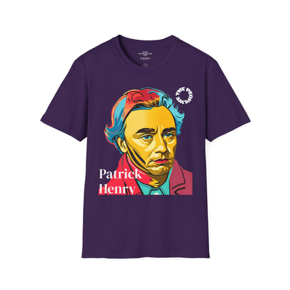 Patrick Henry | REBEL | POP ART | T-shirt  - WE THE PEOPLE - REMEMBER
