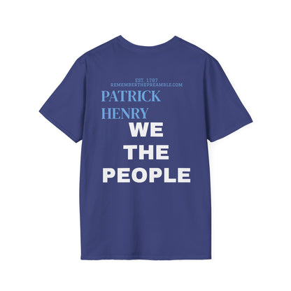 Patrick Henry | REBEL | POP ART | T-shirt  - WE THE PEOPLE - REMEMBER