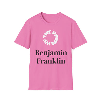 Benjamin Franklin | FRAMER/FOUNDER/SIGNER #12 - PENNSYLVANIA | Text-shirt  - WE THE PEOPLE - REMEMBER