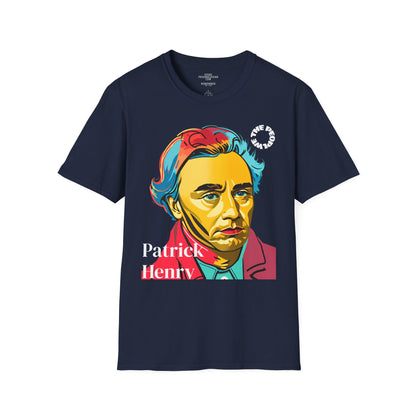 Patrick Henry | REBEL | POP ART | T-shirt  - WE THE PEOPLE - REMEMBER
