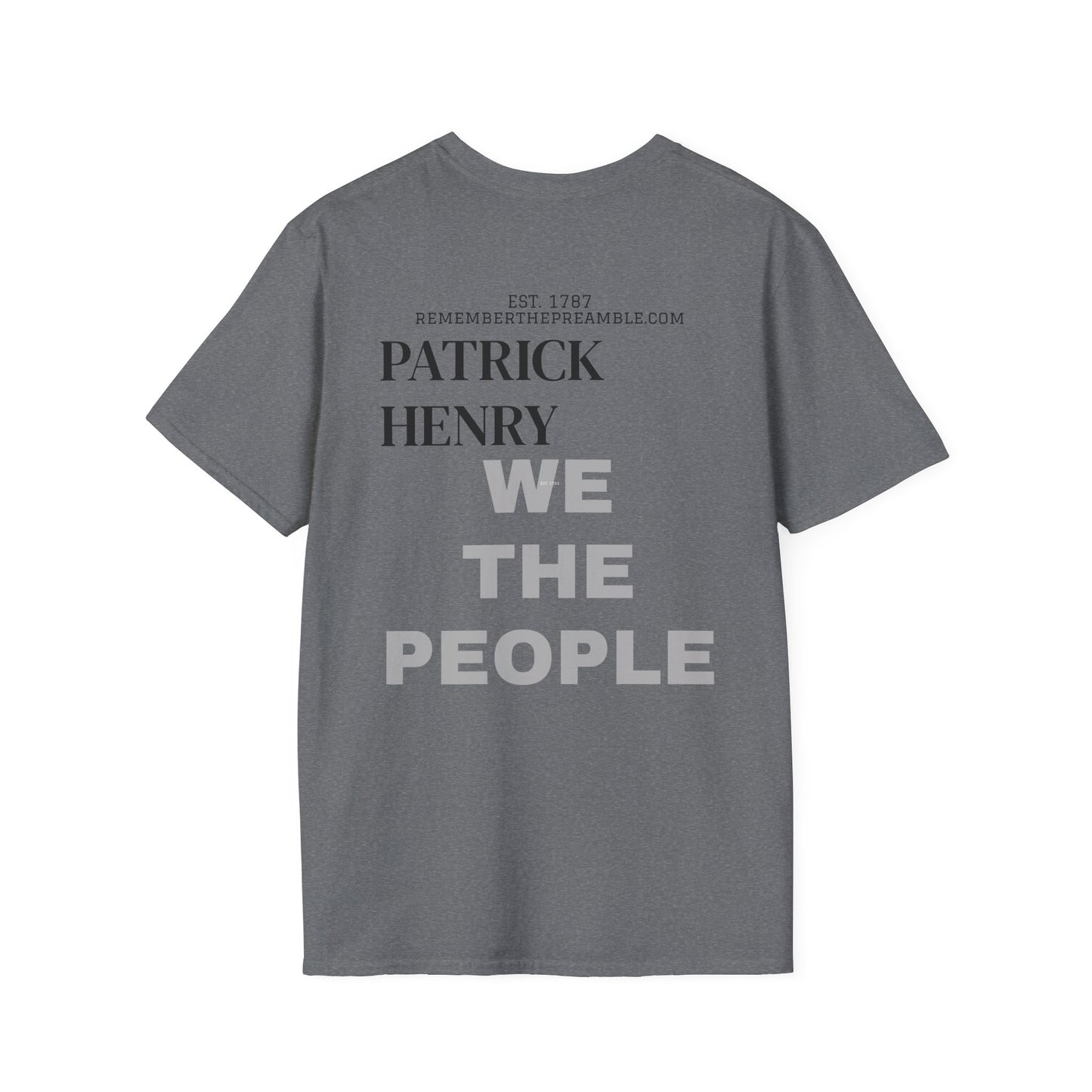 Patrick Henry | REBEL | POP ART | T-shirt  - WE THE PEOPLE - REMEMBER