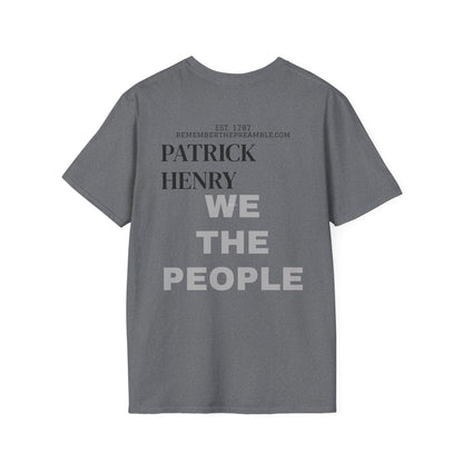 Patrick Henry | REBEL | POP ART | T-shirt  - WE THE PEOPLE - REMEMBER