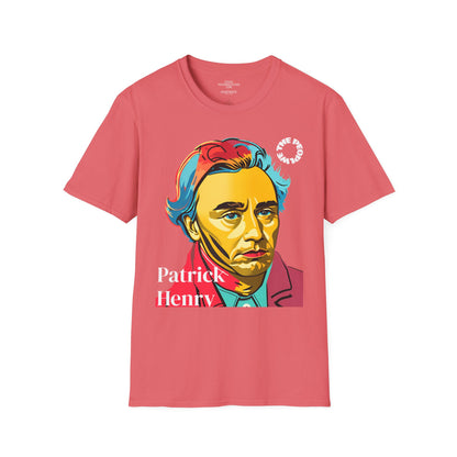 Patrick Henry | REBEL | POP ART | T-shirt  - WE THE PEOPLE - REMEMBER