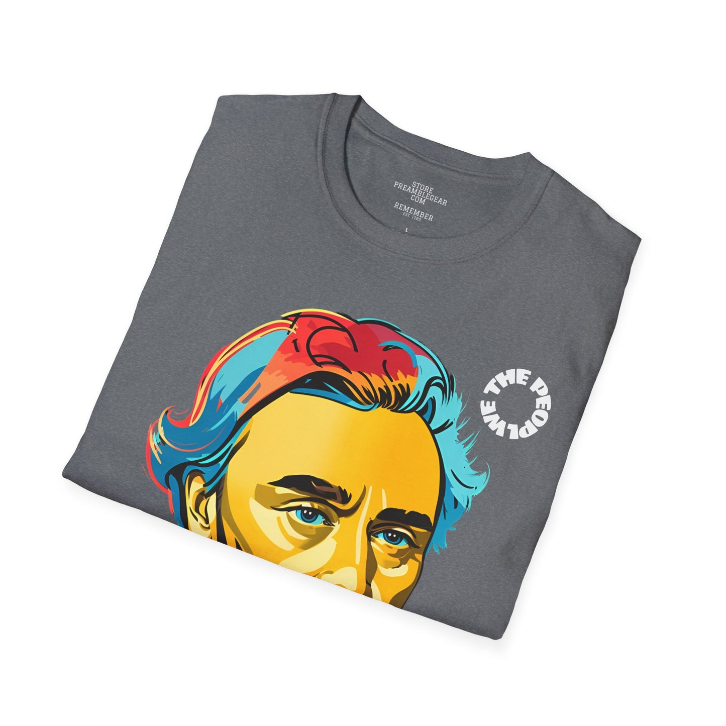 Patrick Henry | REBEL | POP ART | T-shirt  - WE THE PEOPLE - REMEMBER
