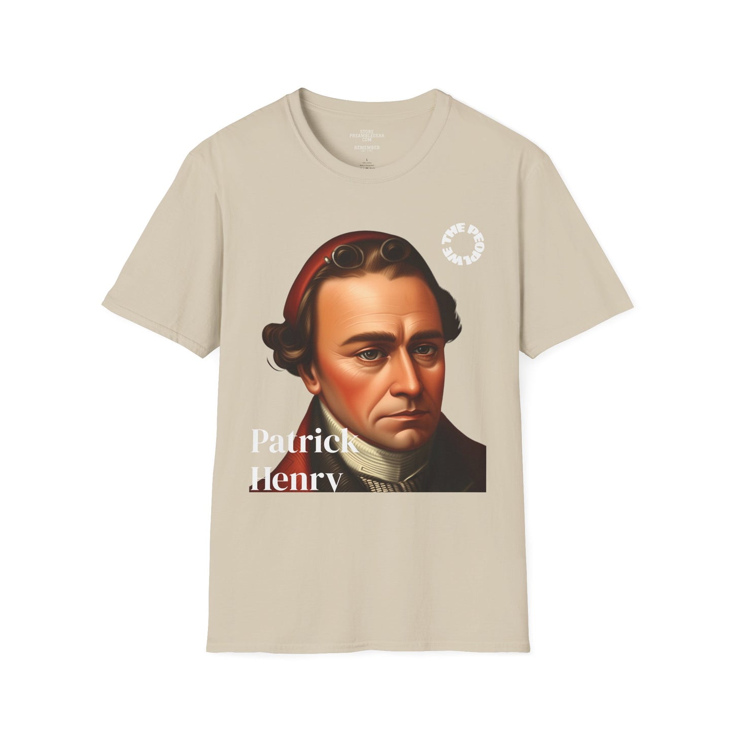 Patrick Henry | REBEL | T-shirt  - WE THE PEOPLE - REMEMBER