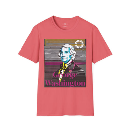 George Washington | FRAMER/FOUNDER/SIGNER #1/PRESIDENT | POP ART | T-shirt  - WE THE PEOPLE - REMEMBER